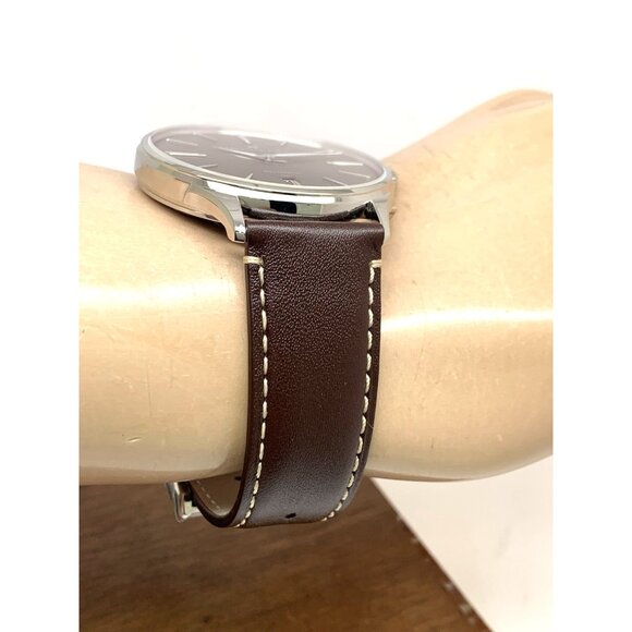 Hamilton Men's Watch H38525561 Swiss Automatic Green Dial Leather Band 40mm - Picture 13 of 15